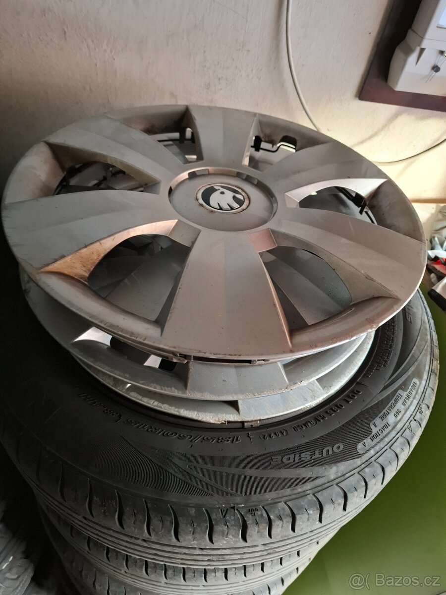 Letni sada Fabia III 5x100 + 185/60R15 + poklice