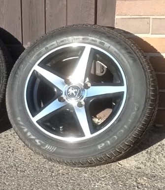 Alu disky R14  6J 4x100 + pneu letní