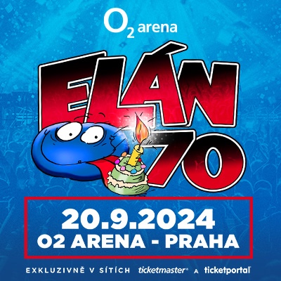 4 vstupenky na Elán 70 20. 9. 2024