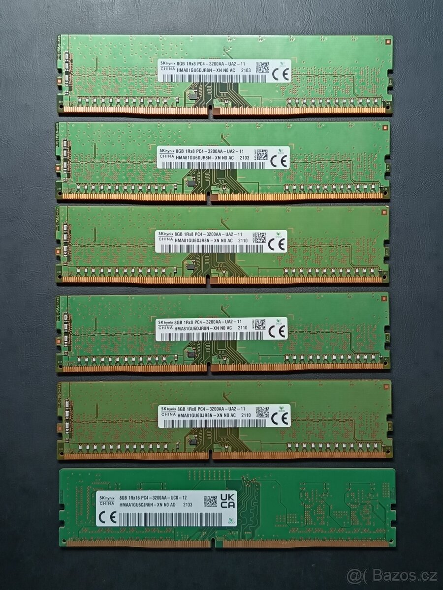 6ks 8GB DDR4 3200Mhz SKHYNIX