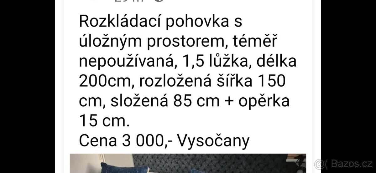 Rozkládací pohovka