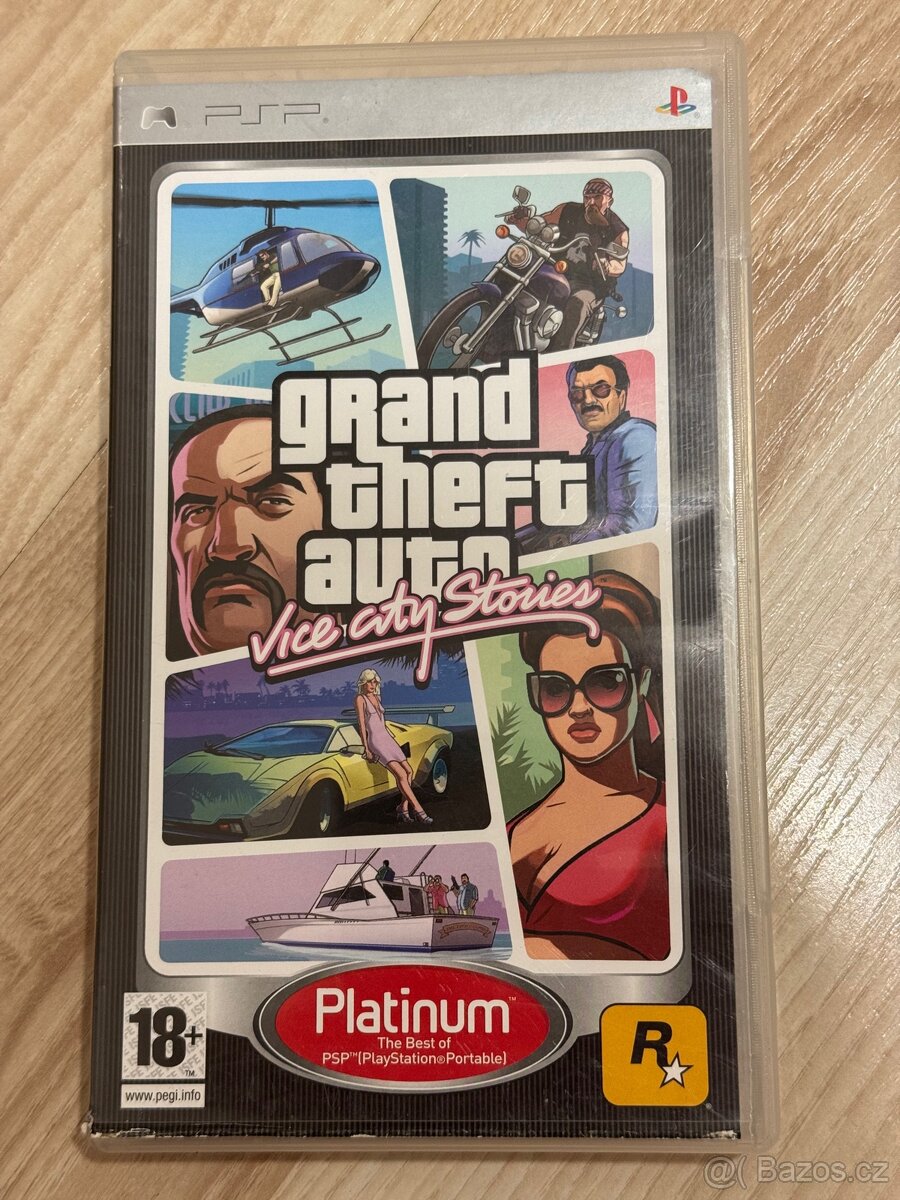 PSP hra - GTA Vice city Stories