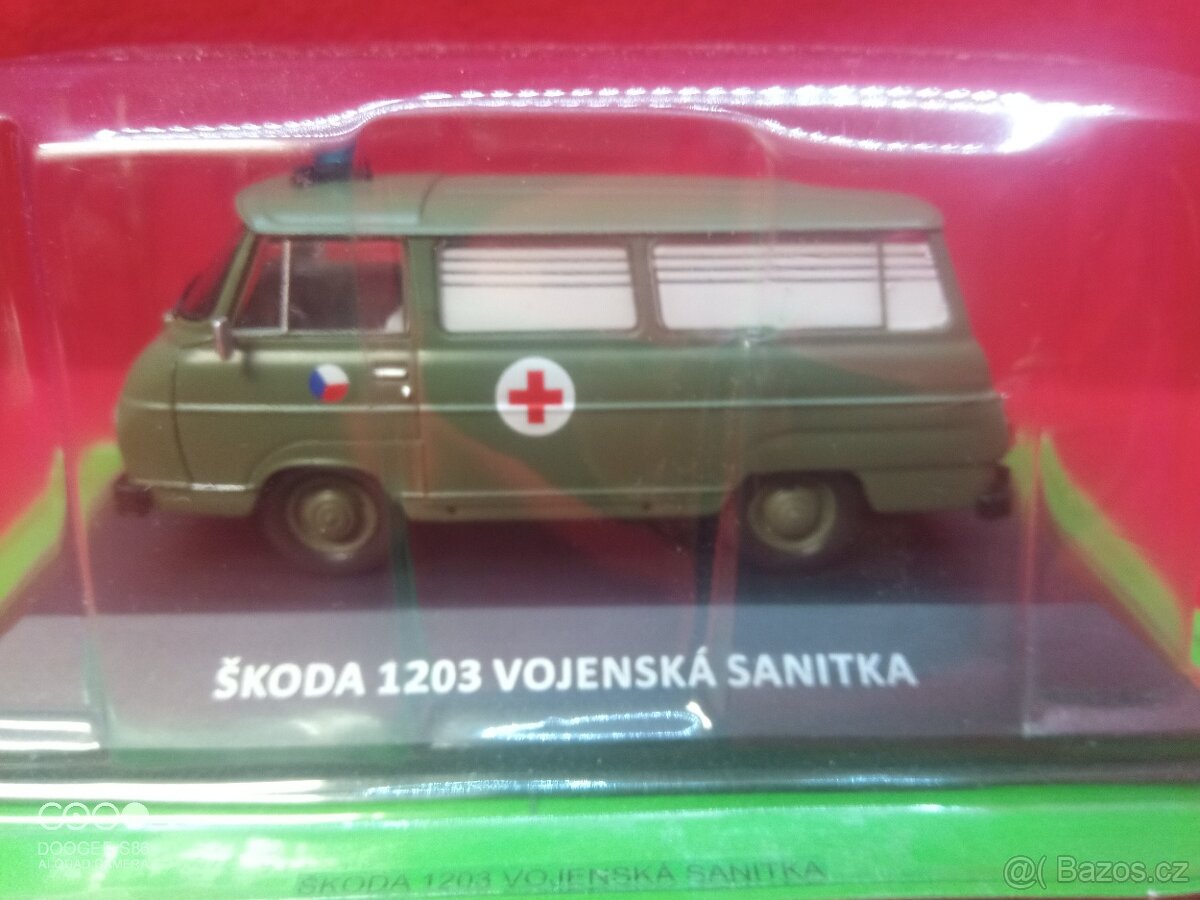 Škoda 1203 vojenská sanitka