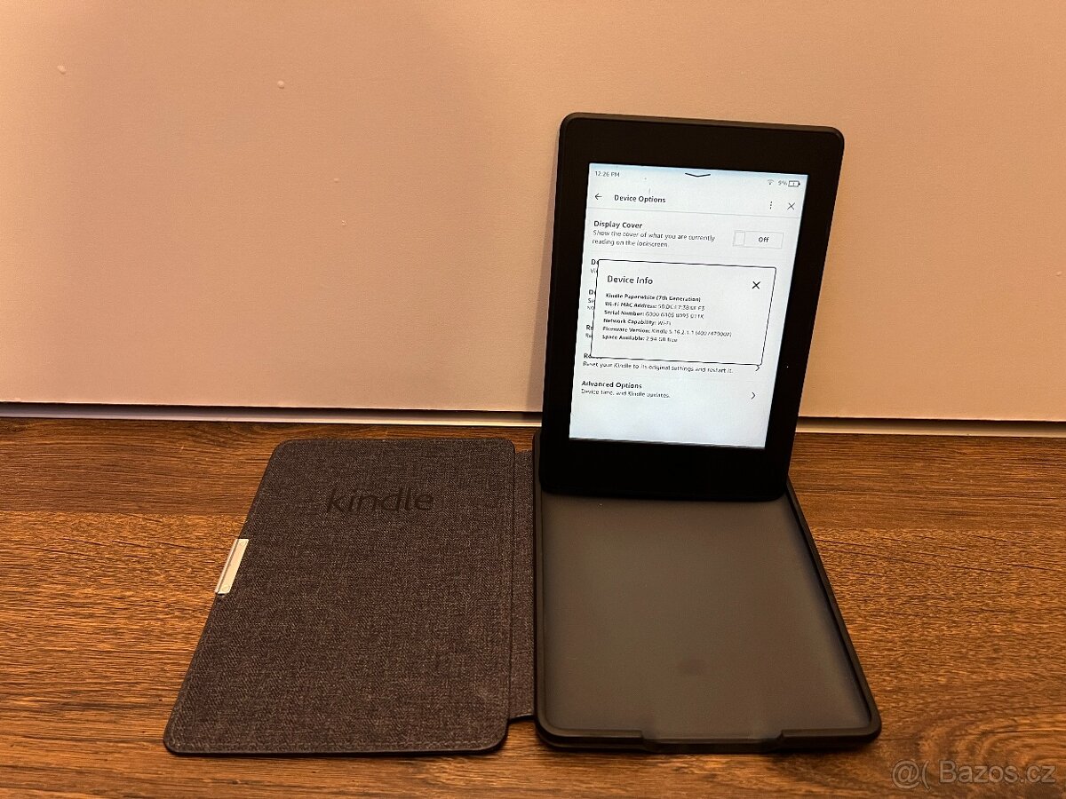 Amazon Paperwhite Kindle 7. gen čtečka 4GB+obal