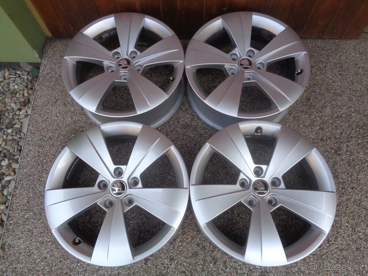 Alu kola 5x112 r17 Originál Škoda/Superb - Triton