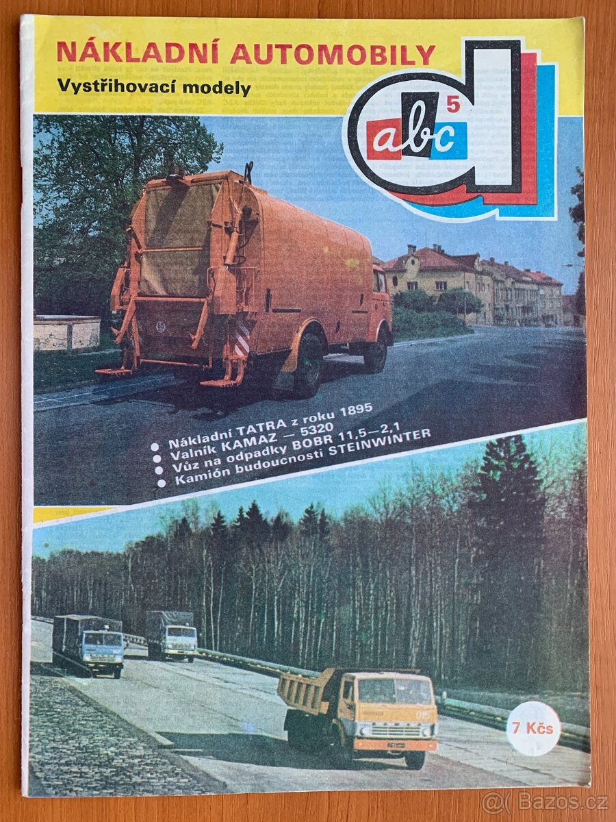 ABC 1988 vystřihovací modely nákladních automobilů