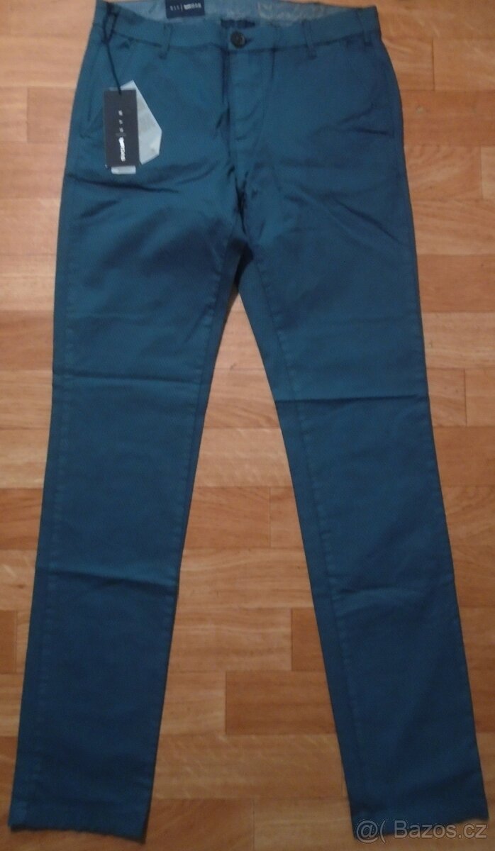 Pánské modré skinny chino kalhoty Gas/29-S/38cm/103cm