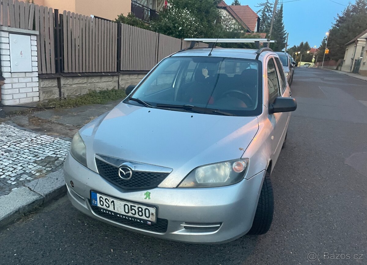 Mazda 2 1.4 diesel, rok 2004, centrál, super spotřeba