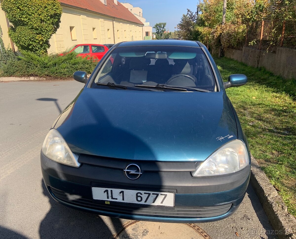 Opel Corsa 1.2 55kw, r.v. 2002. Najeto 168 xxx km