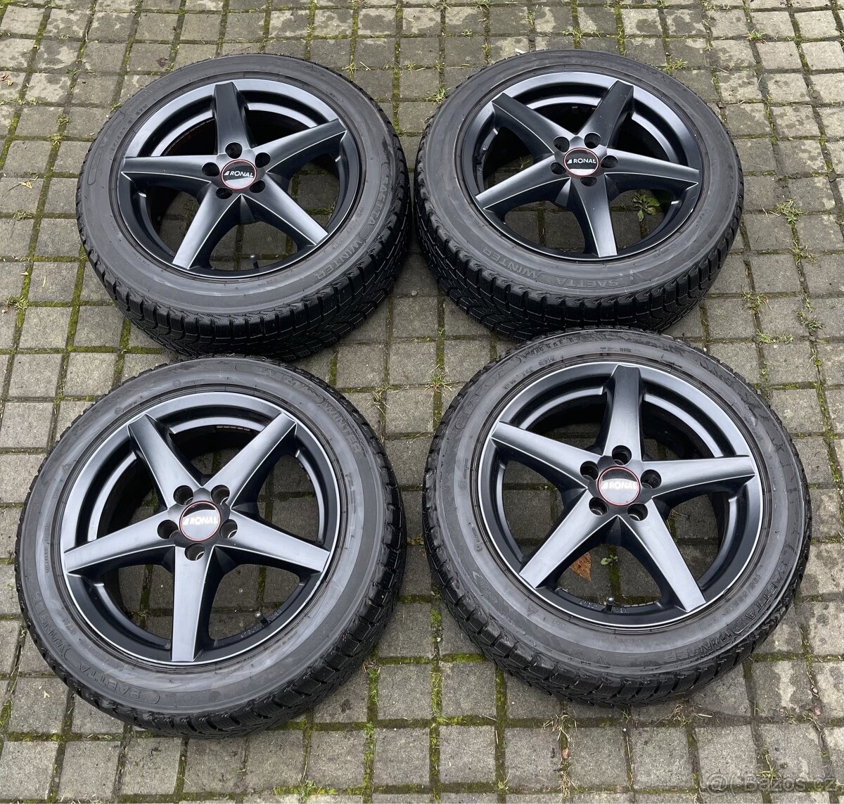 ALU kola RONAL 5x100 R16 +zimní pneu