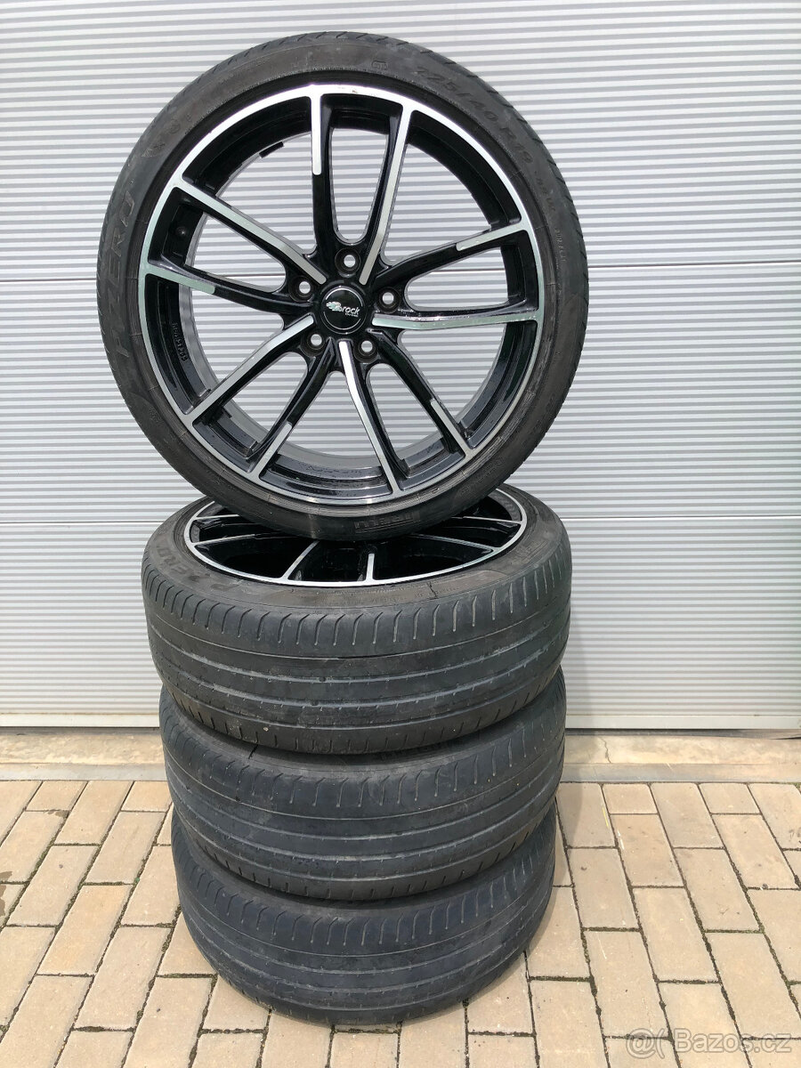 Sada 4ks alu disků Brock na BMW 5x120 8"x19" +pneu 225/40/19