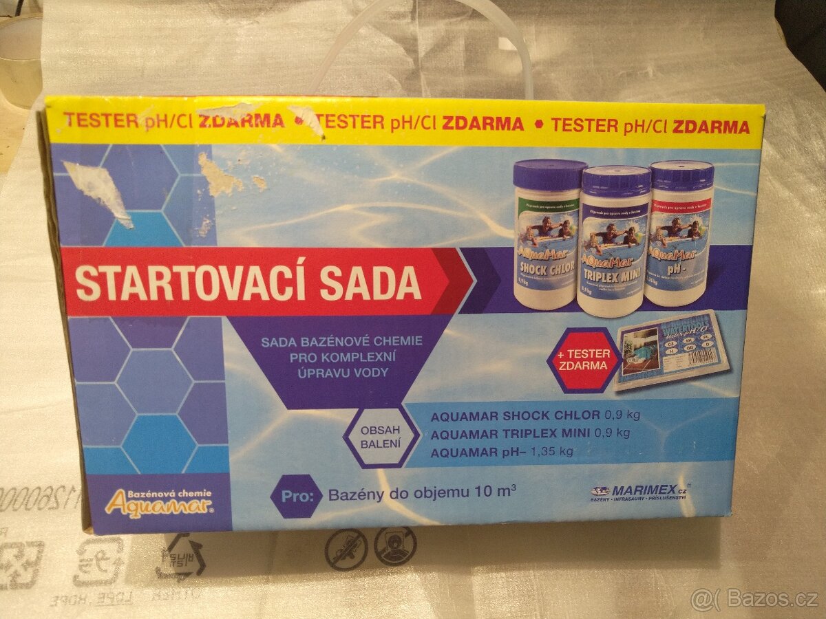 Startovací sada bazénové chemie nepoužitá