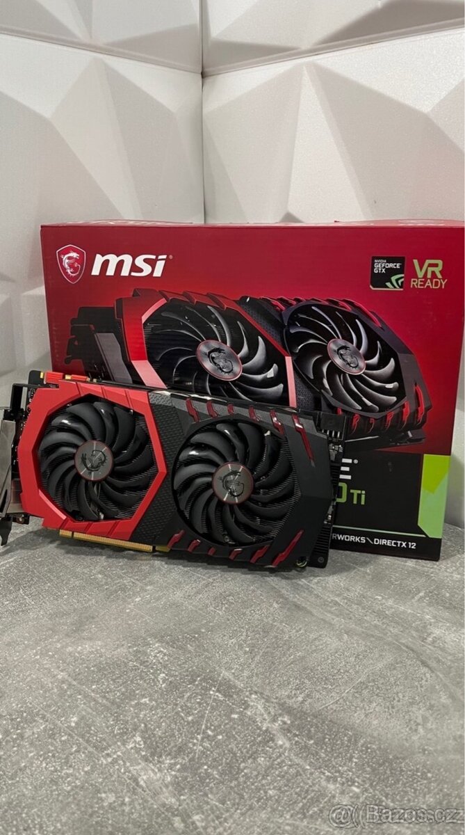 Grafická karta MSI GTX 1070 TI 8GB