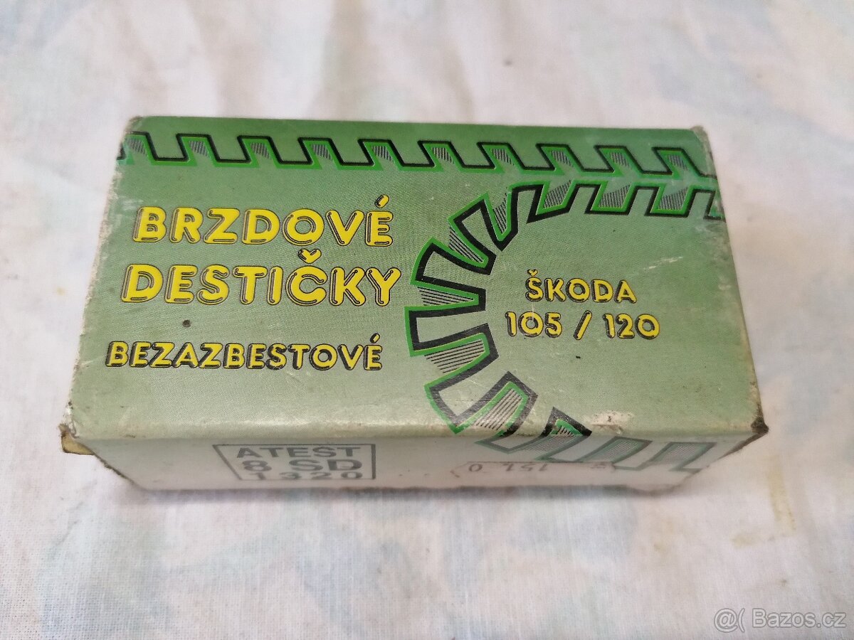 Škoda 120 brzdové destičky