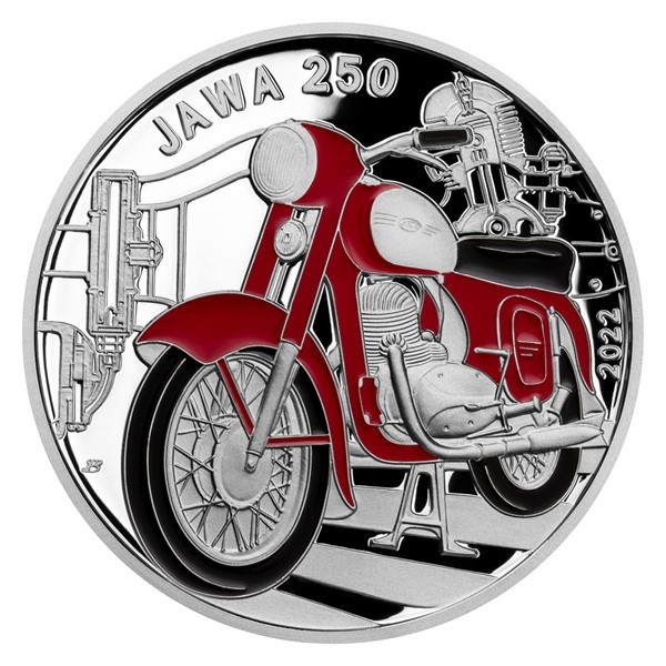 500 KČ MOTOCYKL JAWA PROOF,BK