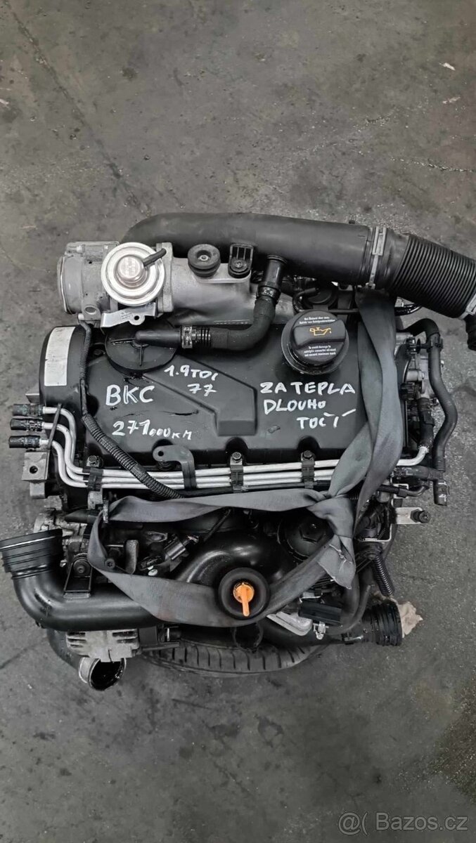 motor BKC 1.9tdi 77kW za tepla dlouho točí