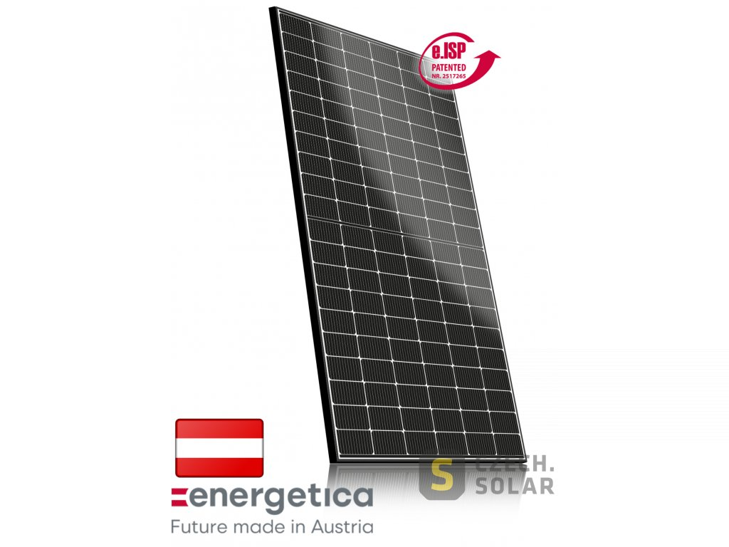 Nové Solární panely značky Energetica e.Classic M HC 380W vy