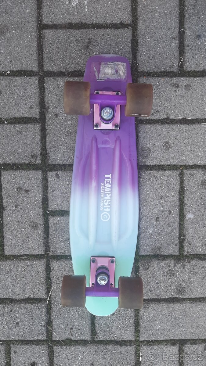 Prodám penny board fialovo-modro-zelený