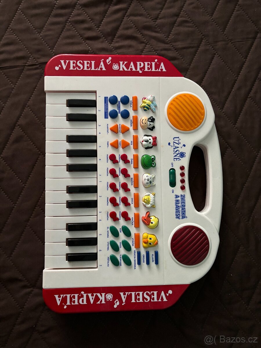 Mini piano - zvířátka