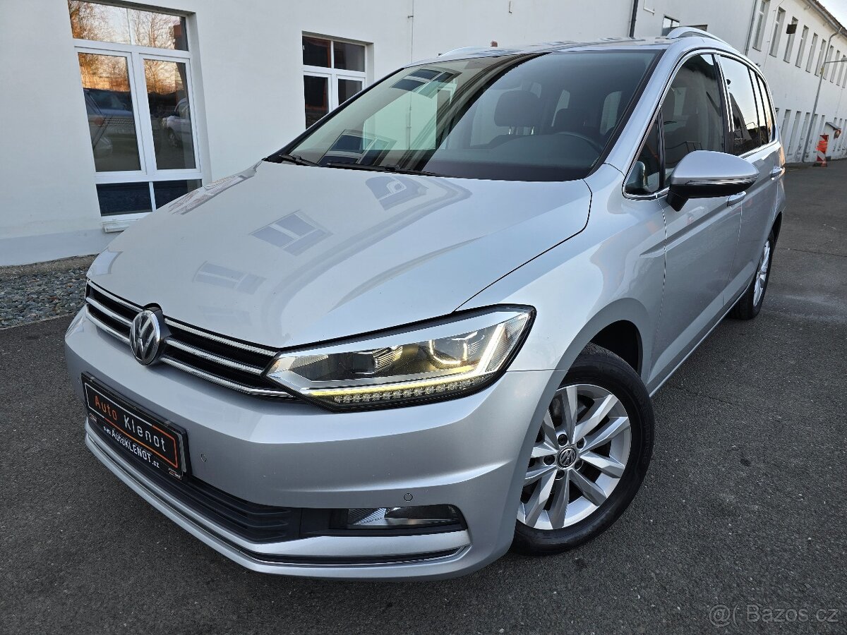 VW TOURAN HIGHLINE 1,6TDI 85kW KŮŽE+KAMERA+NAVI+ACC+LED DPH