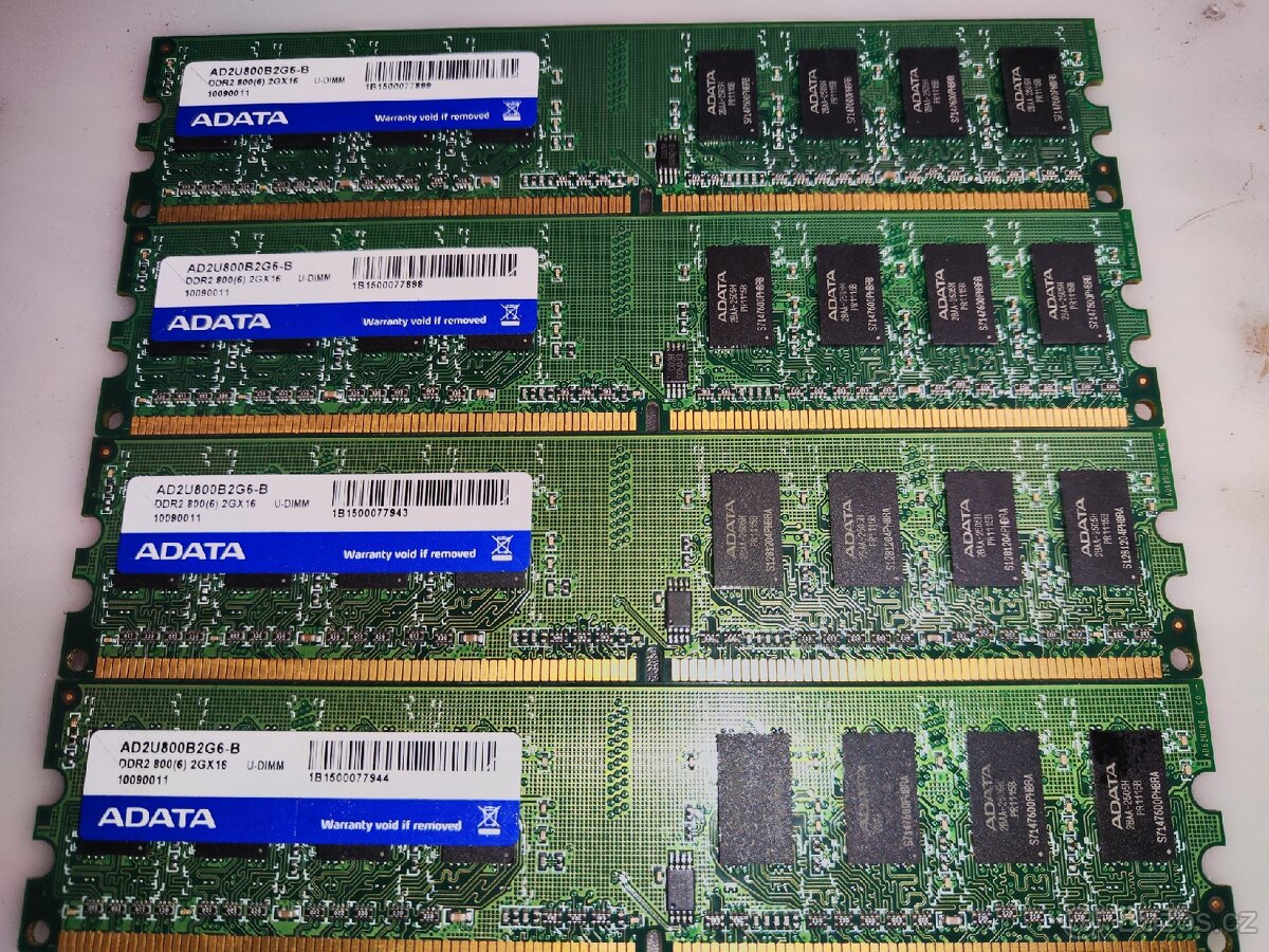 A-data 8GB DDR2,4x 2GB.