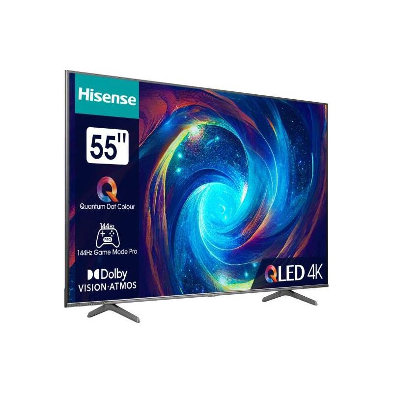 Hisense 55E7KQ PRO 55" 139cm, Direct LED, 144Hz, Dolby Atmos