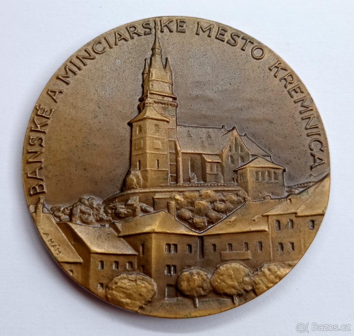 Medaile Banské a Minciarske Mesto Kremnica 1930 Antonín Hán