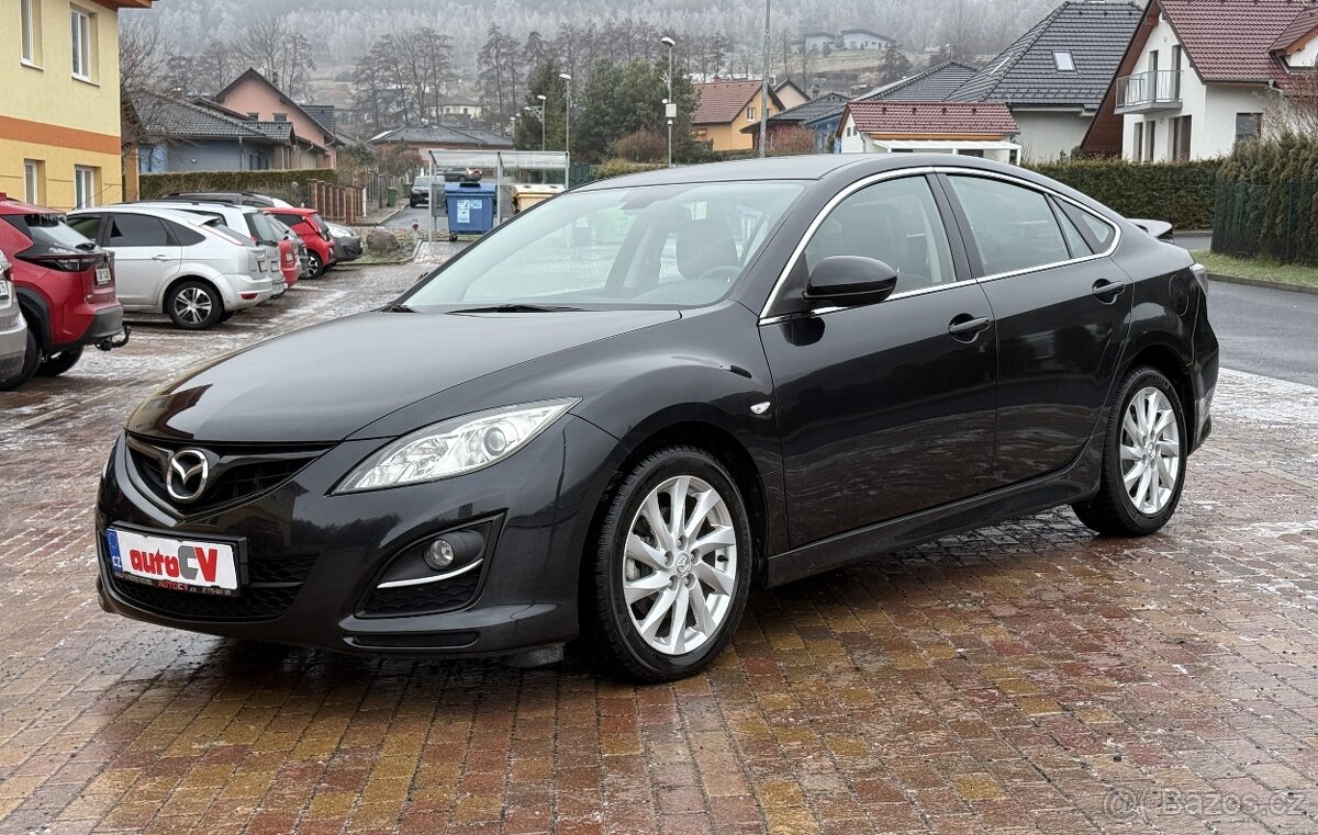 MAZDA 6 2.2 MZR-CD 120kW-2010-153.800KM-VÝHŘEV,AC,BOSE-