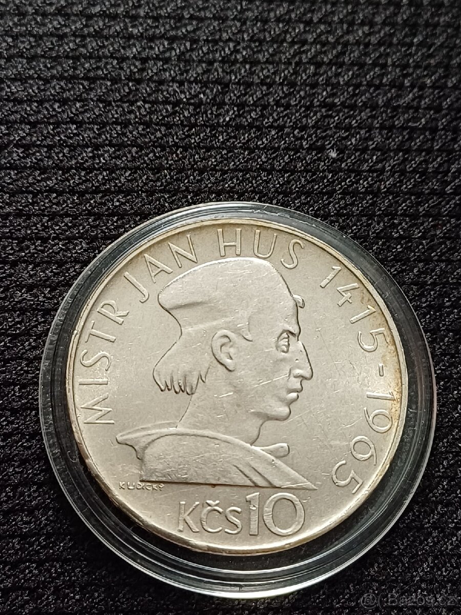 10 kčs Jan Hus