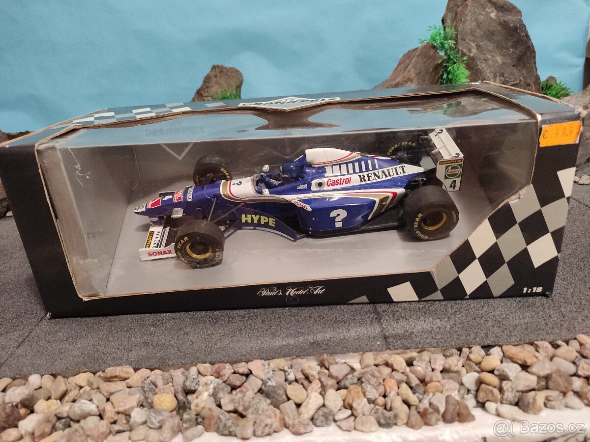 Prodám model 1:18 formule F1 Williams FW 15 D.Hill