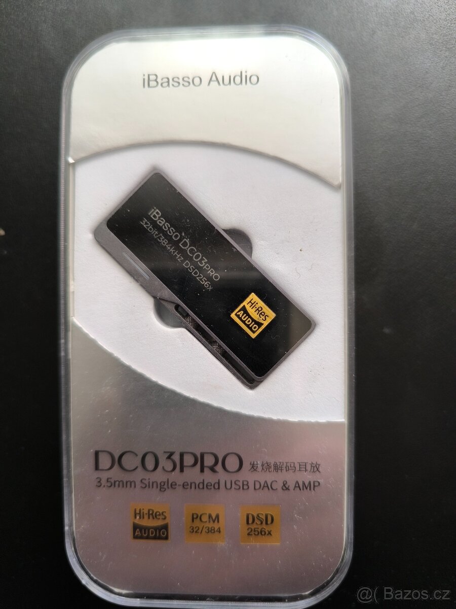 Sluchátkový zesilovač/DAC ibasso Audio DCO3PRO