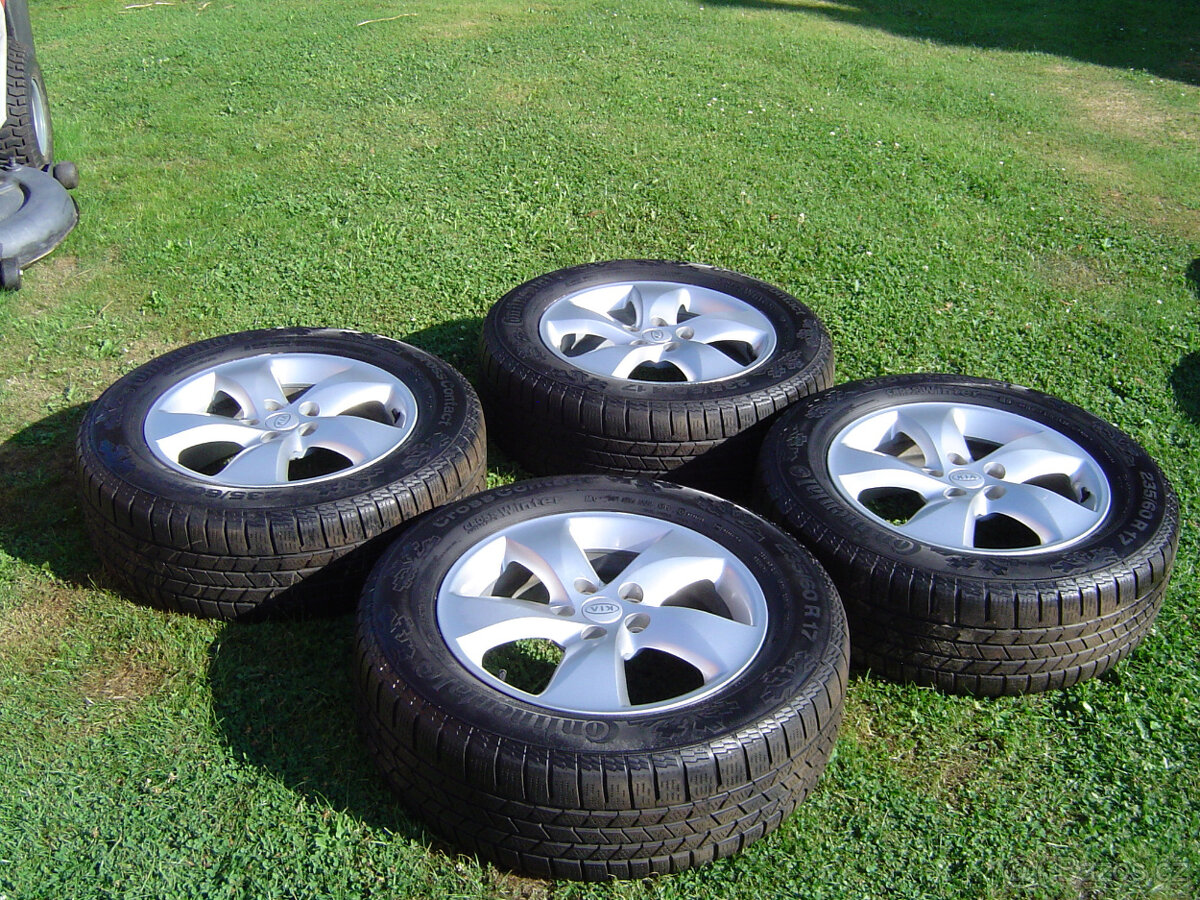 4XZIMNÍ HLINÍKOVÁ KOLA KIA, NISSAN,HYUNDAI  235/60 R17.TOP