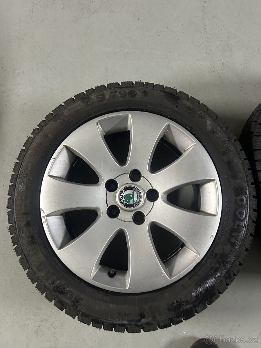 Prodám zimní sadu 205/55 r16 5x112