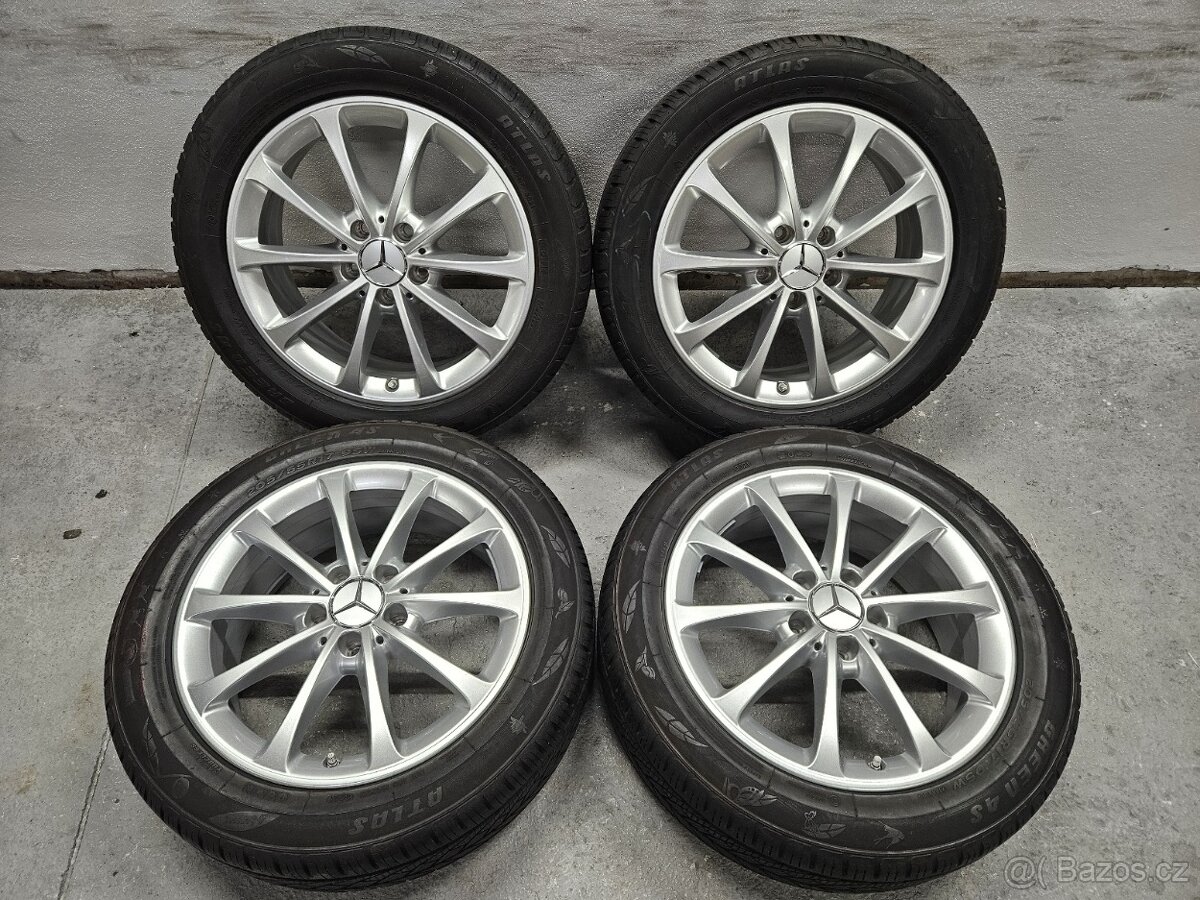 17" MERCEDES 5X112 ET44 6,5J + 205/55 R17 ATLAS