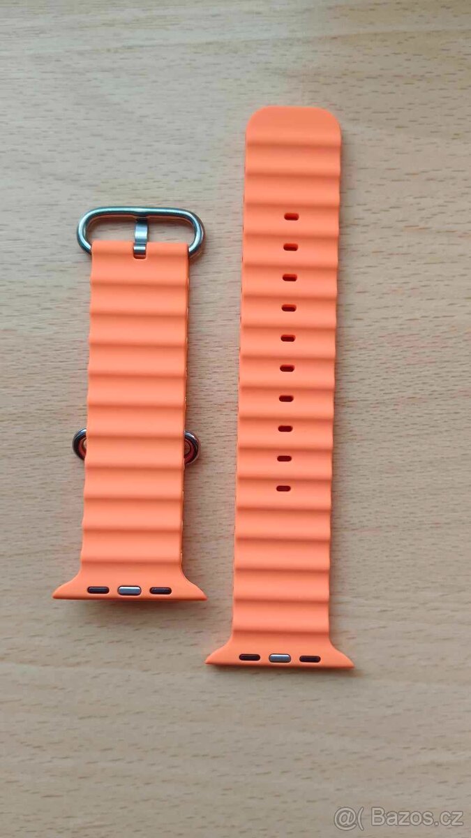 Apple Watch Ultra - oranžový  řemínek