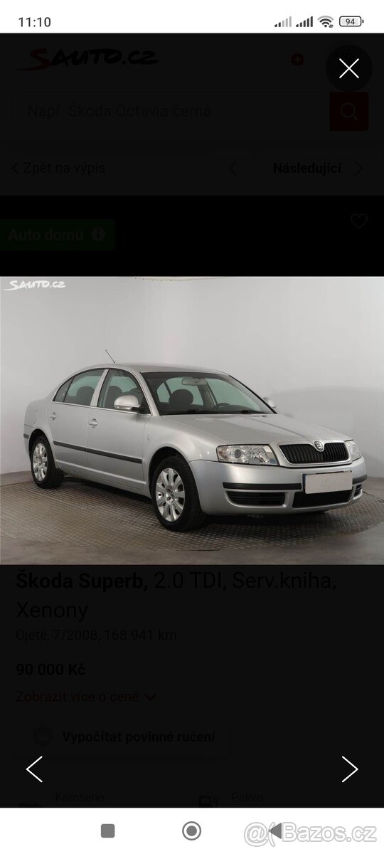 Díly Superb 1rok 2006 2.0tdi  typ -BSS