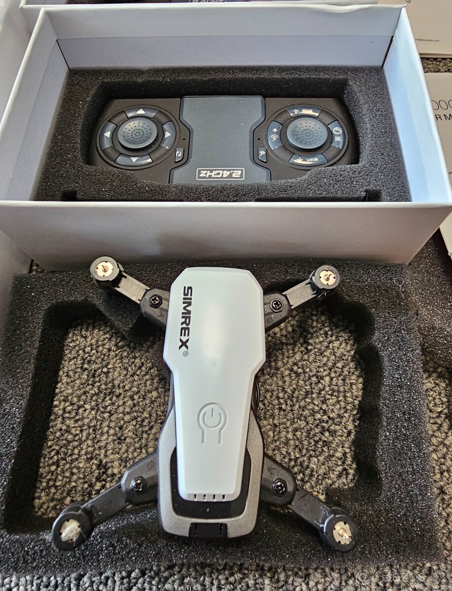 Mini dron s kamerou SIMREX X300C/ 2x akumulátor