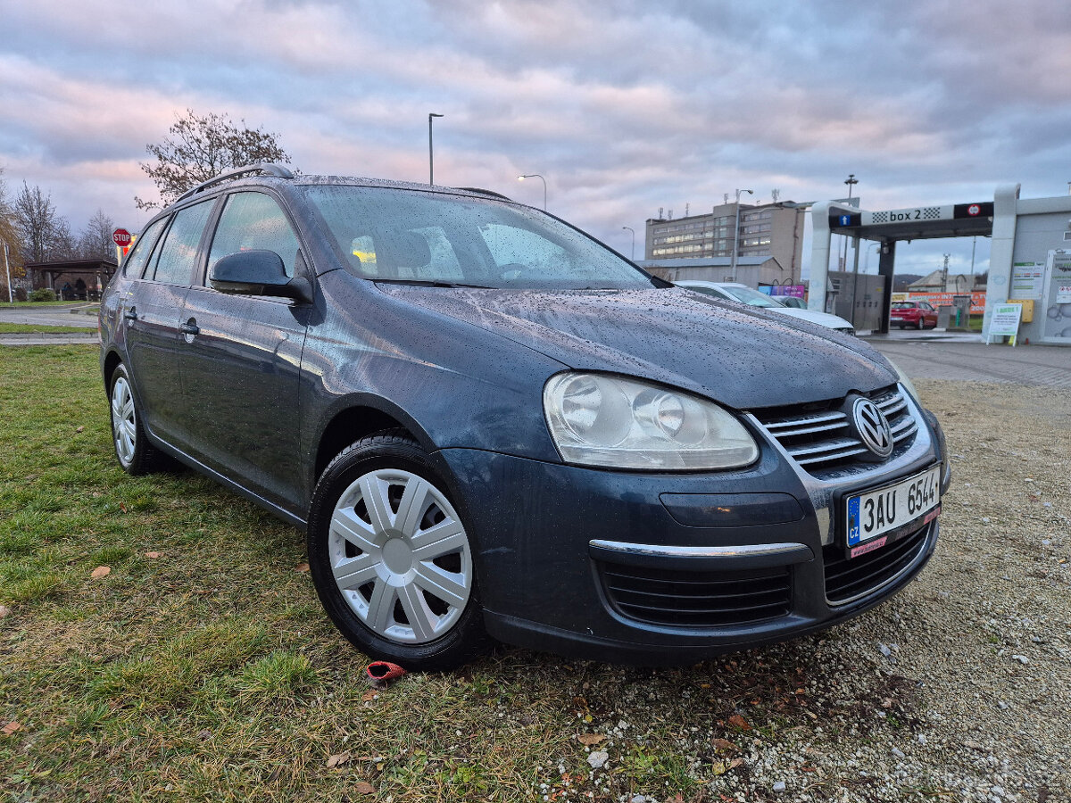 VW Golf variant 1,9TDi, 77kW, 02/2008, nová spojka a STK