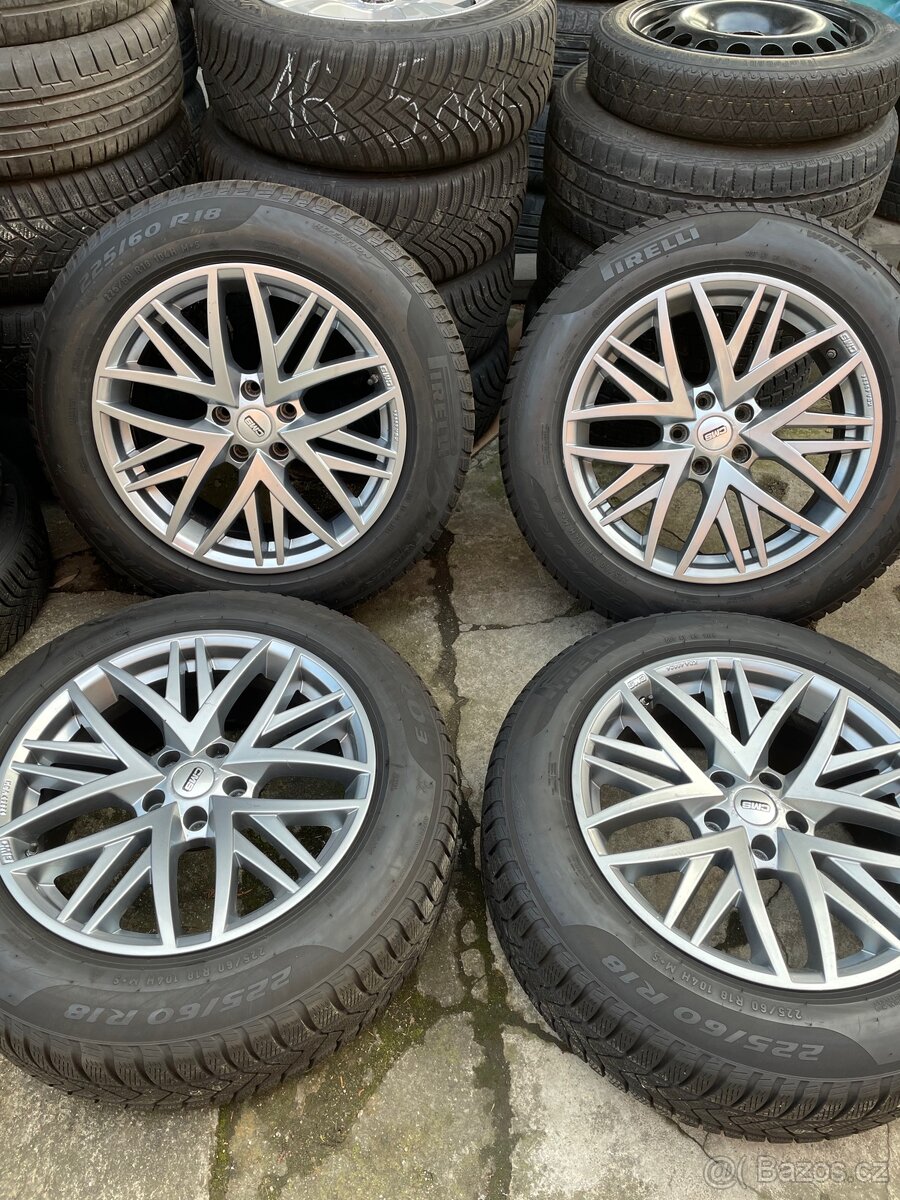 Alu kola 5x112 včetně zimních pneu 225/60R18