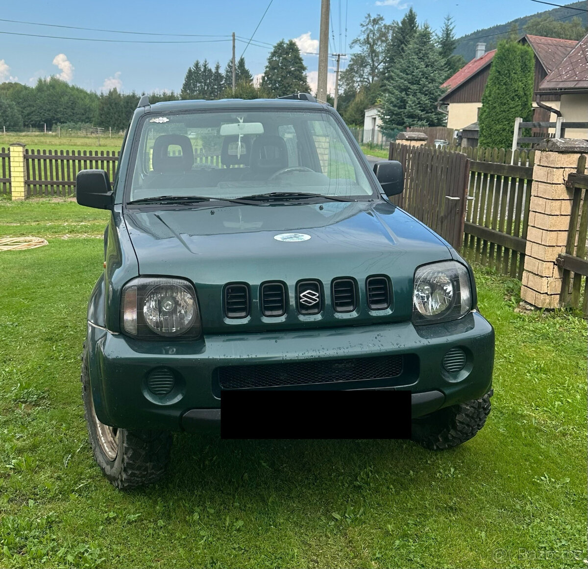 Suzuki Jimny r. 2002 4x4, tažné zařízení