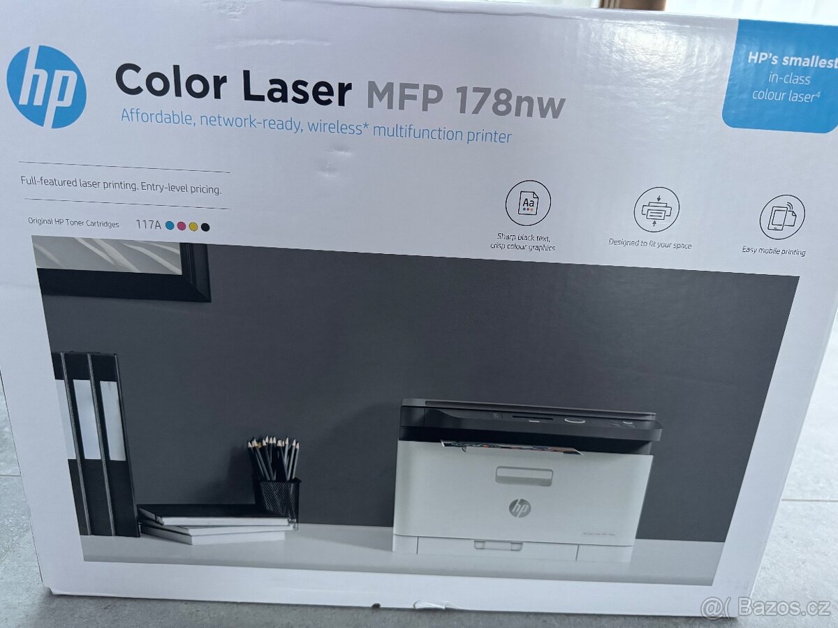 HP Color Laser 178nw All-in-One printer, laserová tiskárna