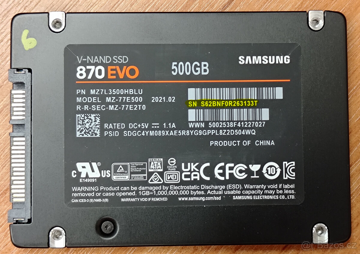 Samsung 870 EVO - 2,5" - SATA - 500GB #6