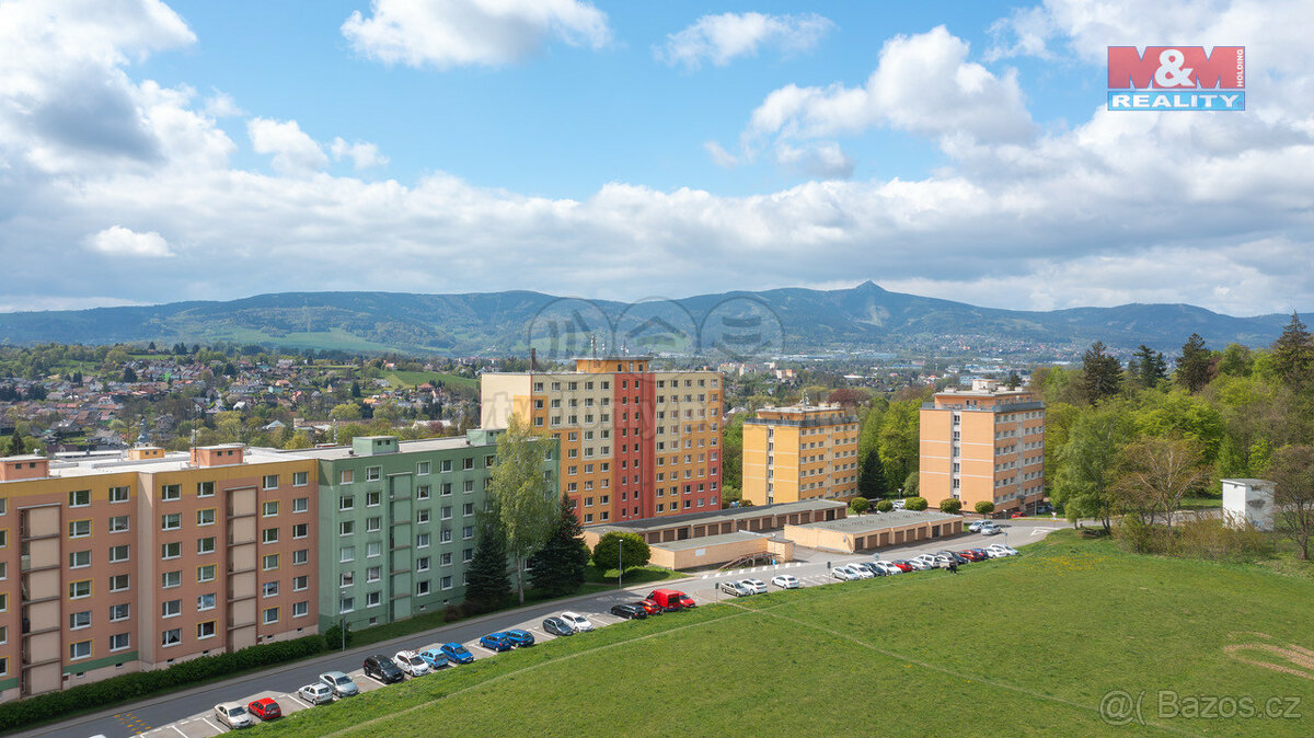 Pronájem bytu 1+1, 43 m², Liberec, ul. Nad Školou