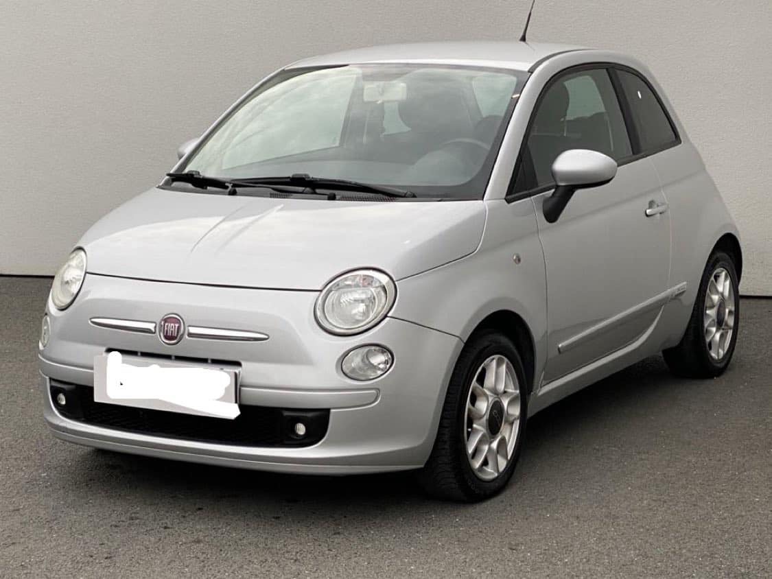 Fiat 500 1.2i 51kw sport alu kola zimní pneu 1.majitel v čr