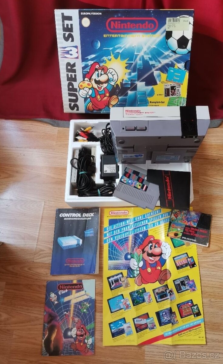 Nintendo entertainment systém super 3 set