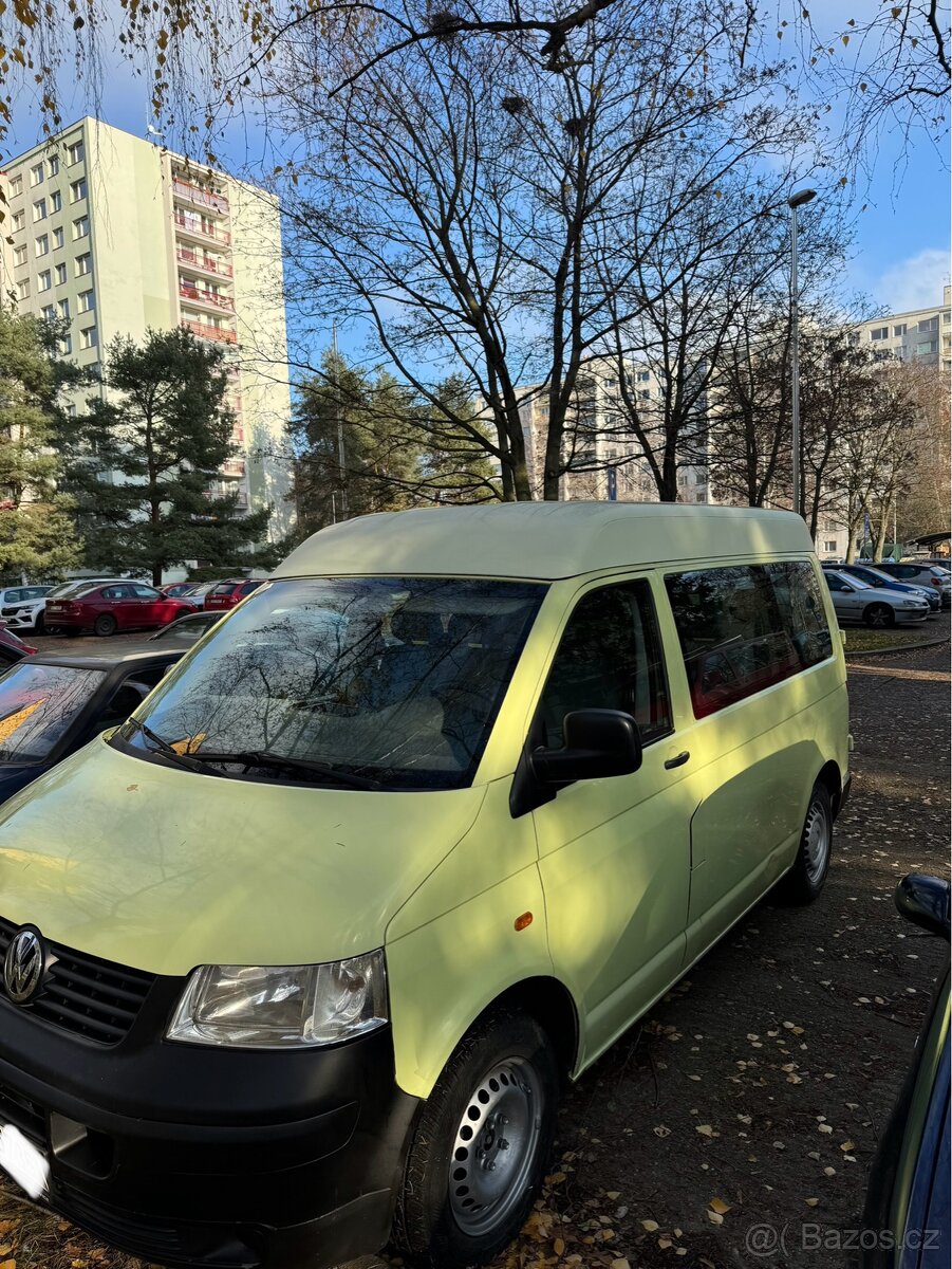 Vw T5 -1,9tdi-77kw.Transportér-9 míst