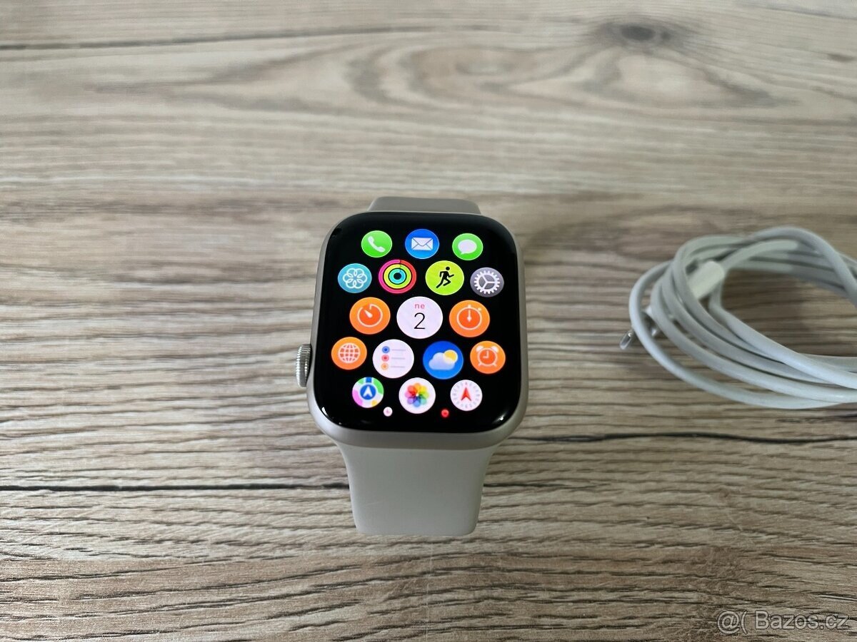 Chytré Hodinky - Apple Watch Series 7 45mm - Baterie 91%