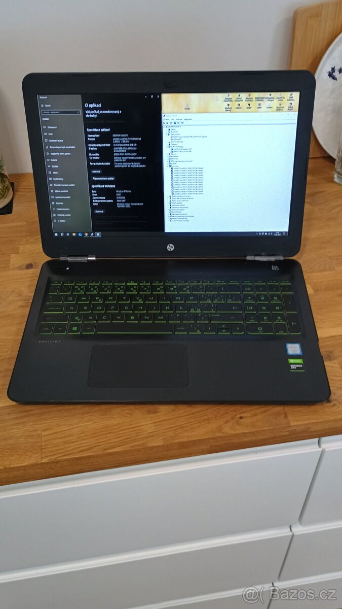 Herní HP 32 GB RAM, i7, GPU 4GB, zvládne Kingdom Come 2