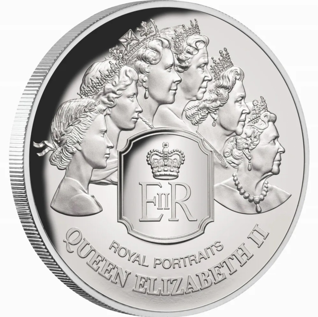 investiční stříbro - Elizabeth II portréty