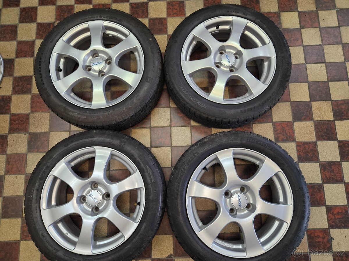 alu kola  16"  4x100 6,5J et 40   MIni super stav ALUTEC